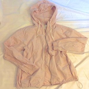 Like New- Cute Forever 21 Baby Pink Lightweight  Cotton Zip Up